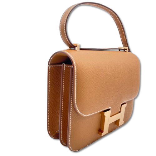 エルメス コンスタンスミニ 18 ゴールド エプソン ピンクゴールド金具 K刻印