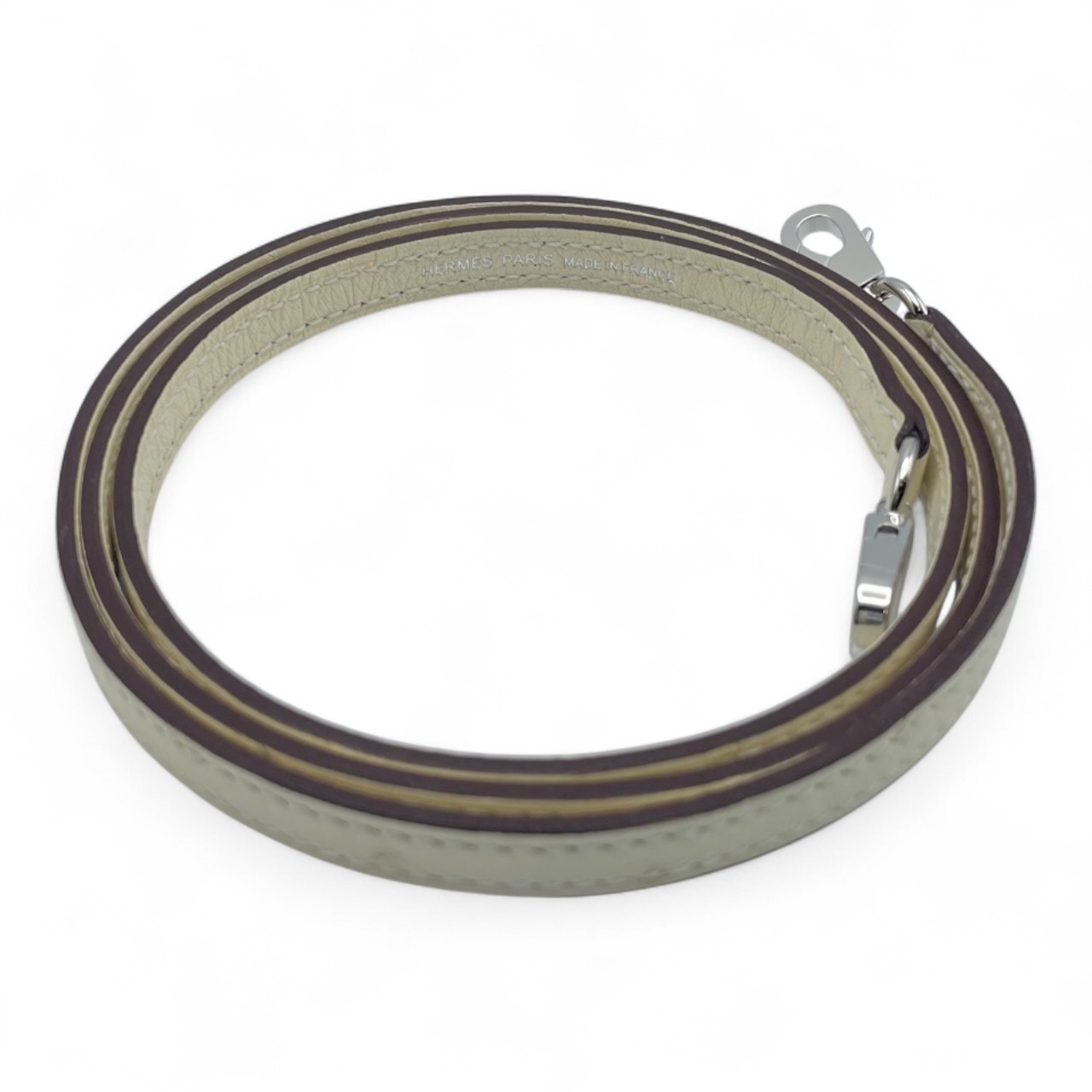 エルメス ミニケリー2 ナタ オーストリッチ シルバー金具 K刻印