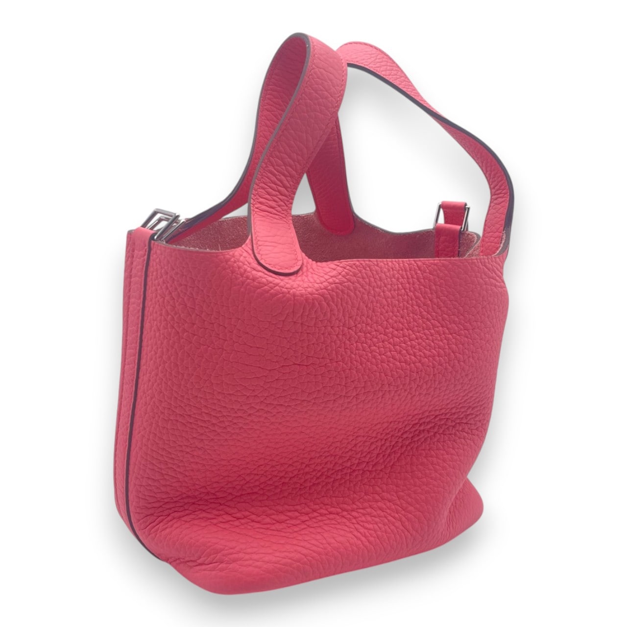 エルメス ピコタンロック PM ローズアザレ トリヨンクレマンス シルバー金具 W刻印