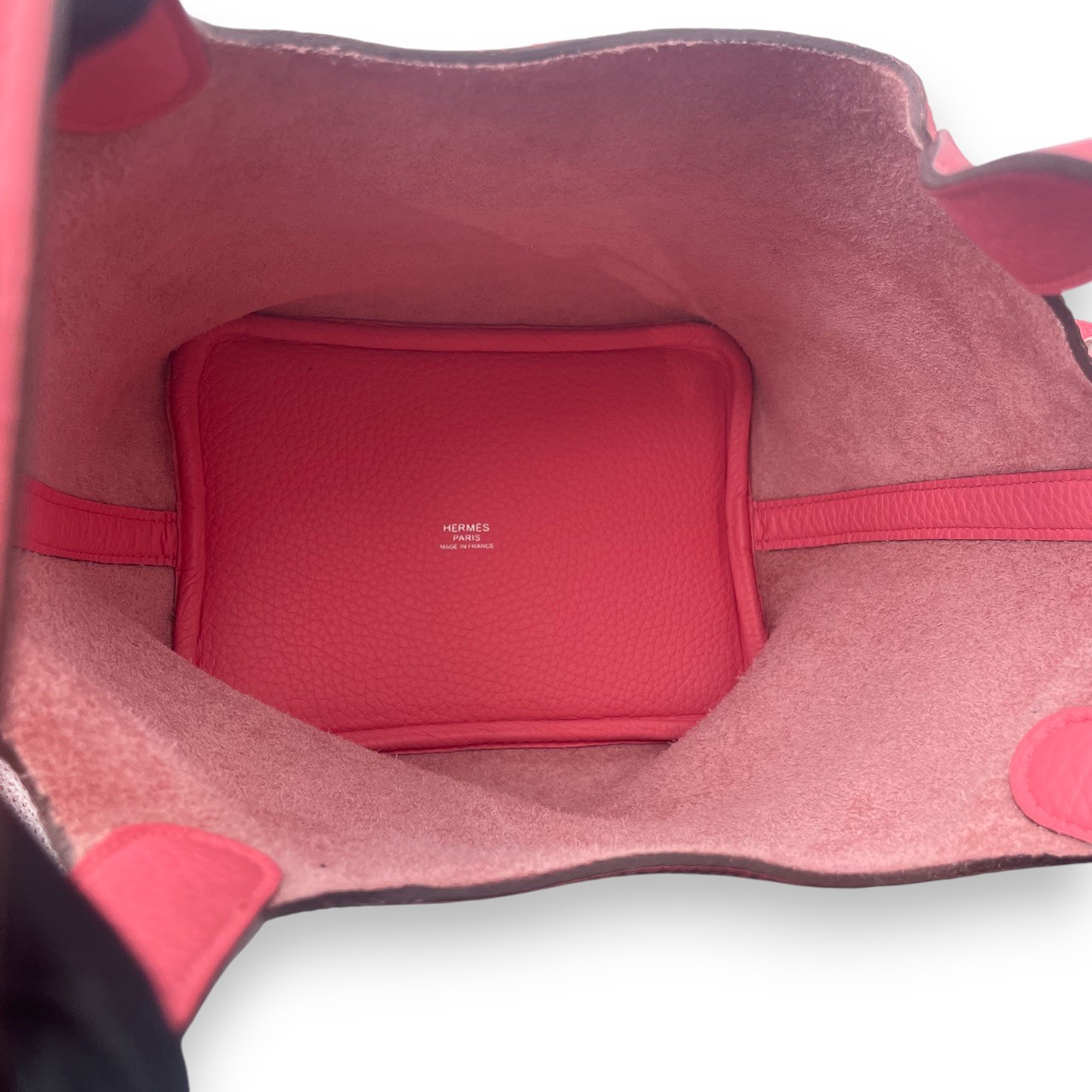 エルメス ピコタンロック PM ローズアザレ トリヨンクレマンス シルバー金具 W刻印