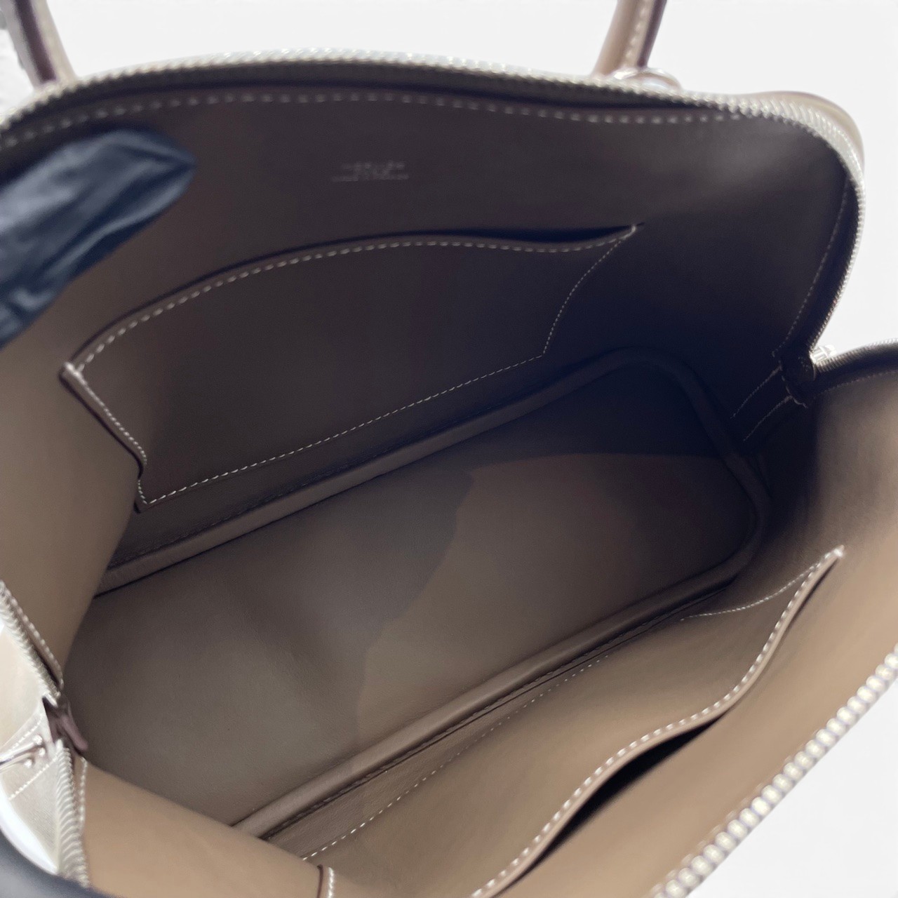 エルメス ボリード1923 25 エトゥープ エヴァーカラー シルバー金具 K