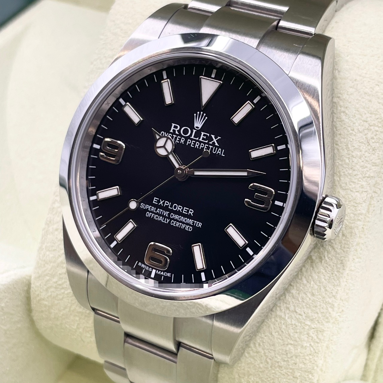ロレックス エクスプローラー 214270 ブラック ステンレススチール 39mm