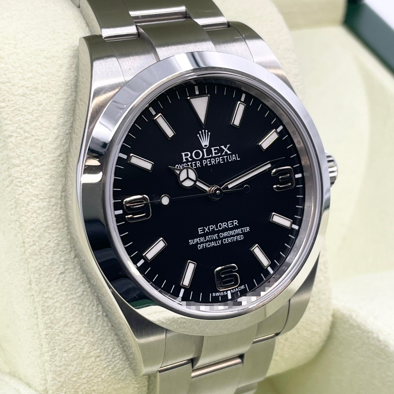ロレックス エクスプローラー 214270 ブラック ステンレススチール 39mm