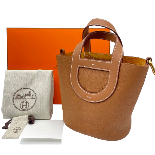 エルメス インザループ 18 ゴールド トリヨンクレマンス ゴールド金具 B刻印