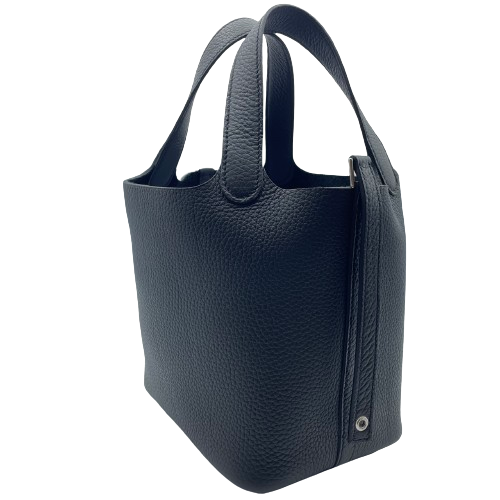 エルメス ピコタンロック PM ノワール トリヨンクレマンス シルバー金具 W刻印