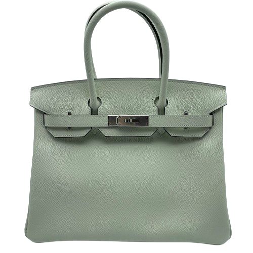 エルメス バーキン 30 ヴェールフィズ ヴォーエプソン シルバー金具 B刻印