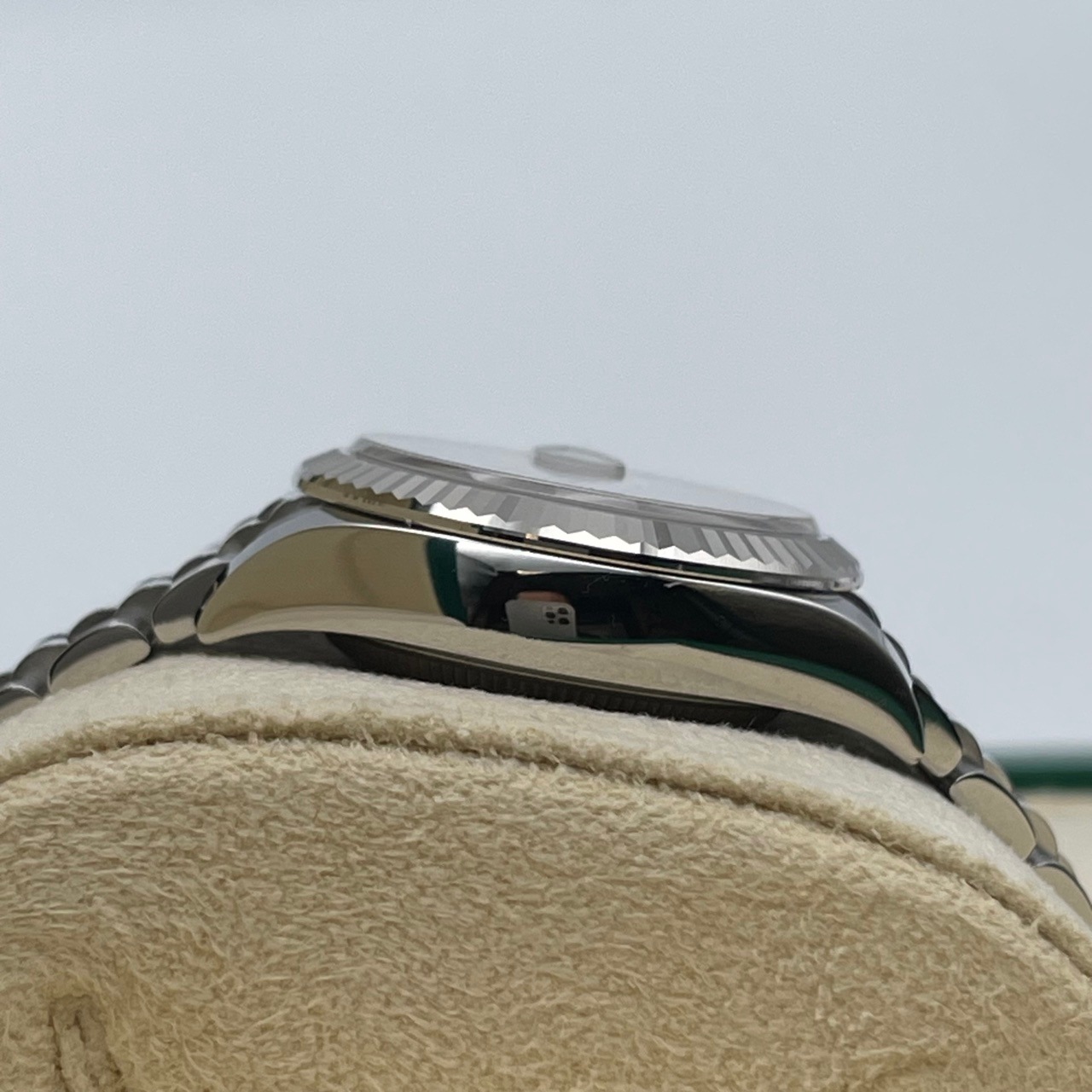 ロレックス デイトジャスト 279174NG 10Pダイヤモンド ホワイトシェル ステンレススチール ジュビリーブレス 28mm