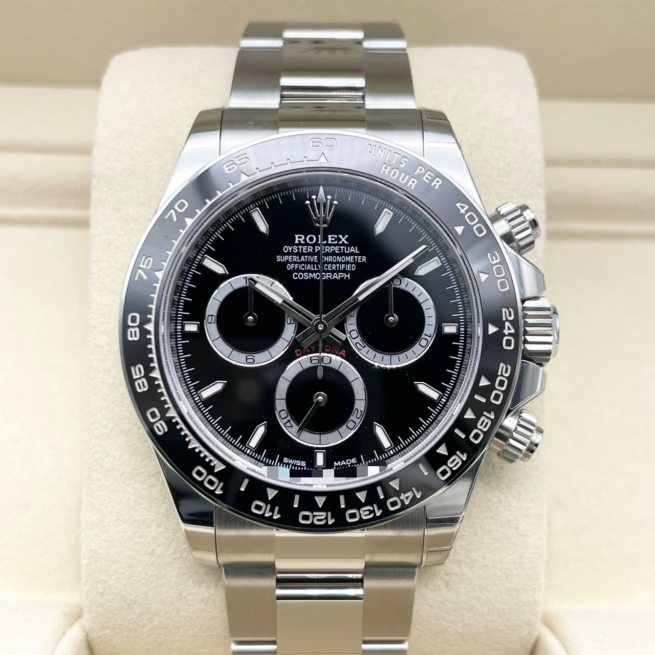 ロレックス デイトナ 126500LN  ブラック ステンレススチール オイスターブレス 40mm