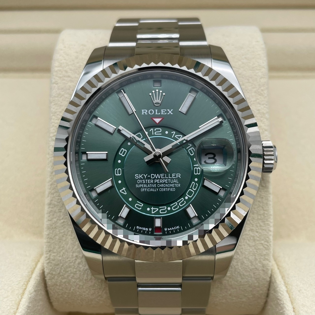 ロレックス スカイドゥエラー 336934 ミントグリーン オイスターブレス 42mm