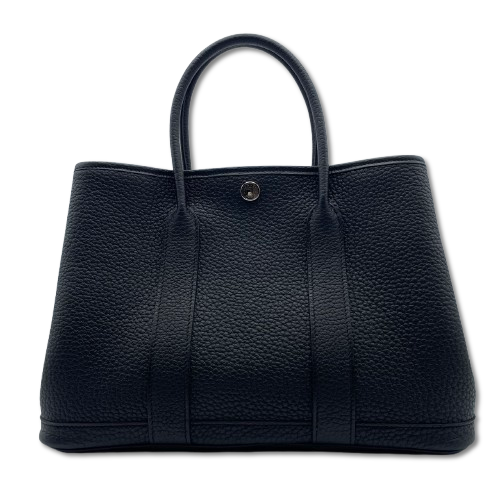 エルメス ガーデンパーティ TPM ノワール ネゴンダ シルバー金具 W刻印