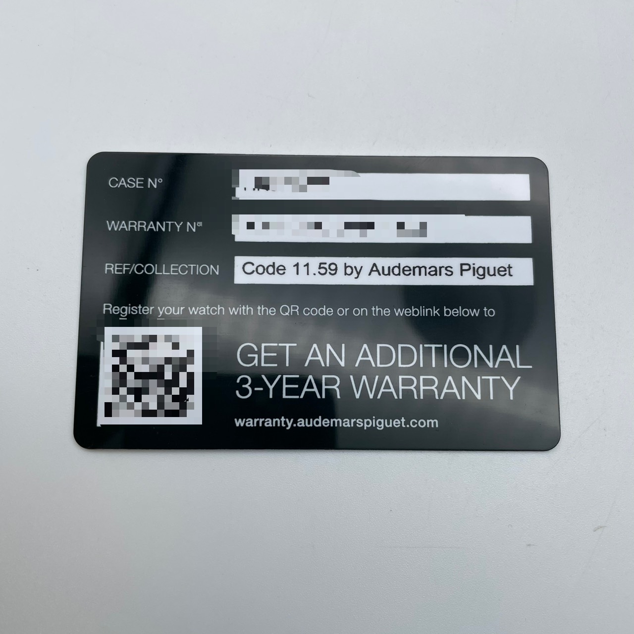 【定価4,290,000円】オーデマピゲ CODE11.59 15210BC.OO.A002KB.01 ホワイトゴールド スモークブルーラッカー 41mm