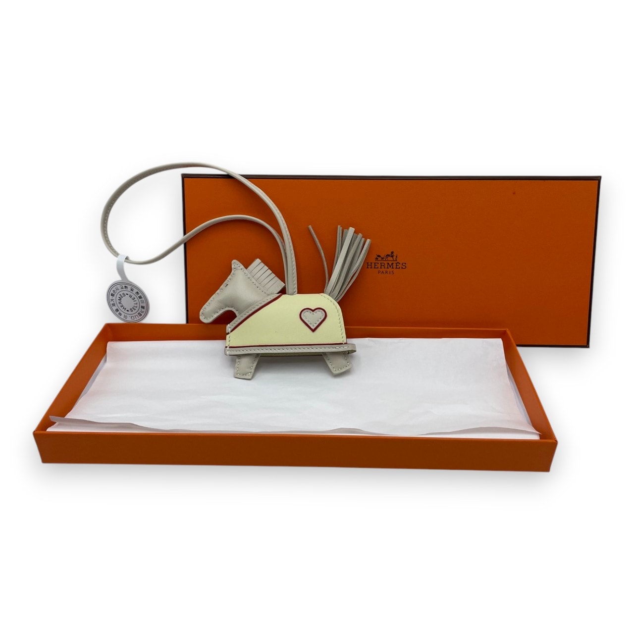 （未使用）エルメス ロベオクール PMクレ/ジョーヌミルトン エルメス ロデオチャーム ロベオクール PM クレ/ジョーヌミルトン