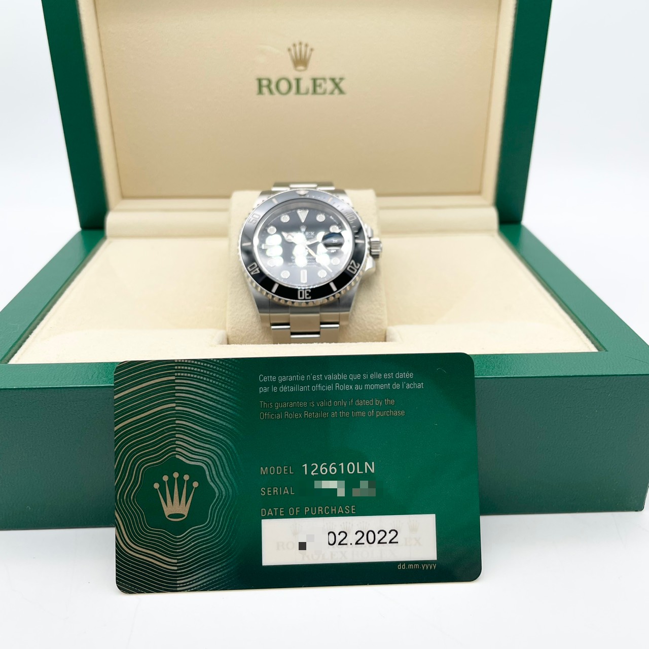 ロレックス サブマリーナーデイト 126610LN ブラック 41mm