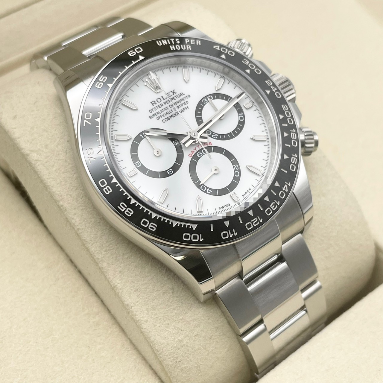 ロレックス デイトナ 126500LN ホワイト ステンレススチール 40mm