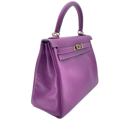 エルメス ケリー 25 アネモネ スイフト ゴールド金具 B刻印 - ブランド