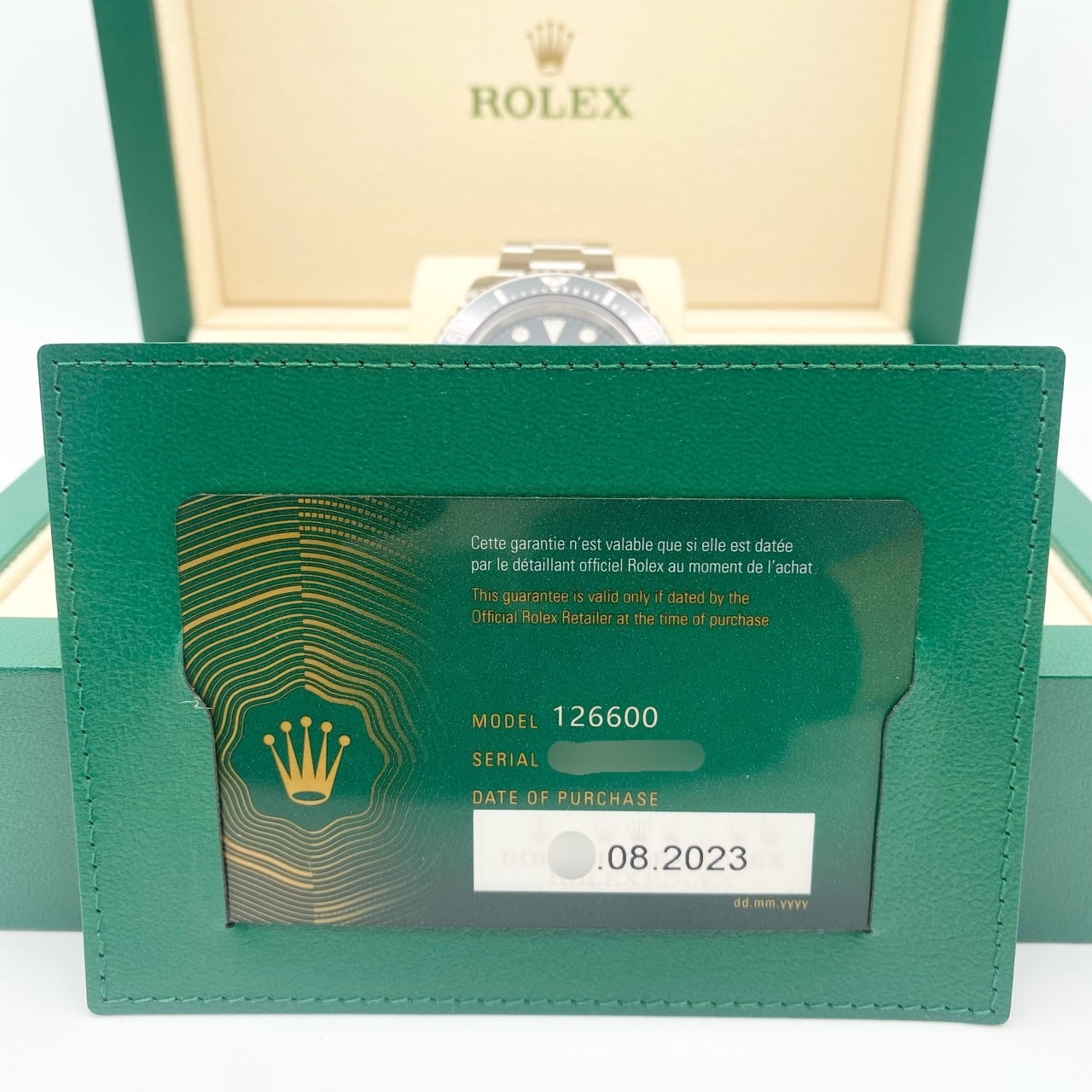 ロレックス シードゥエラー 126600 オイスターブレスレット ブラック 43mm