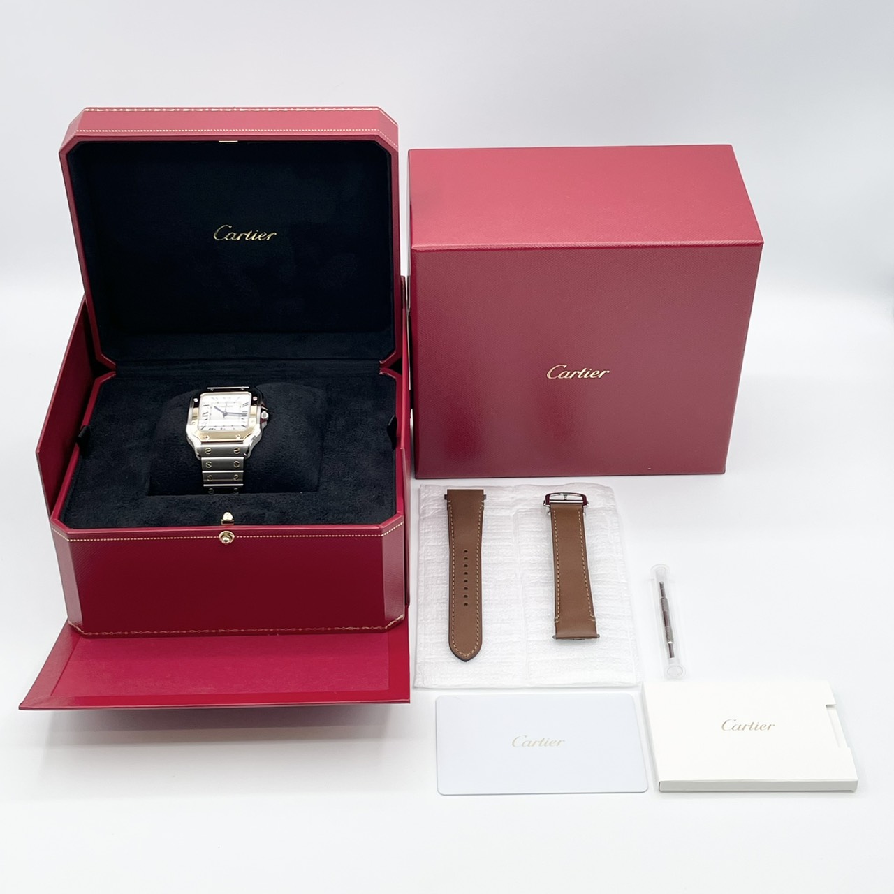 【国内定価約213万円！】カルティエ サントス ドゥ カルティエ W2SA0016 MM 41.9mm
