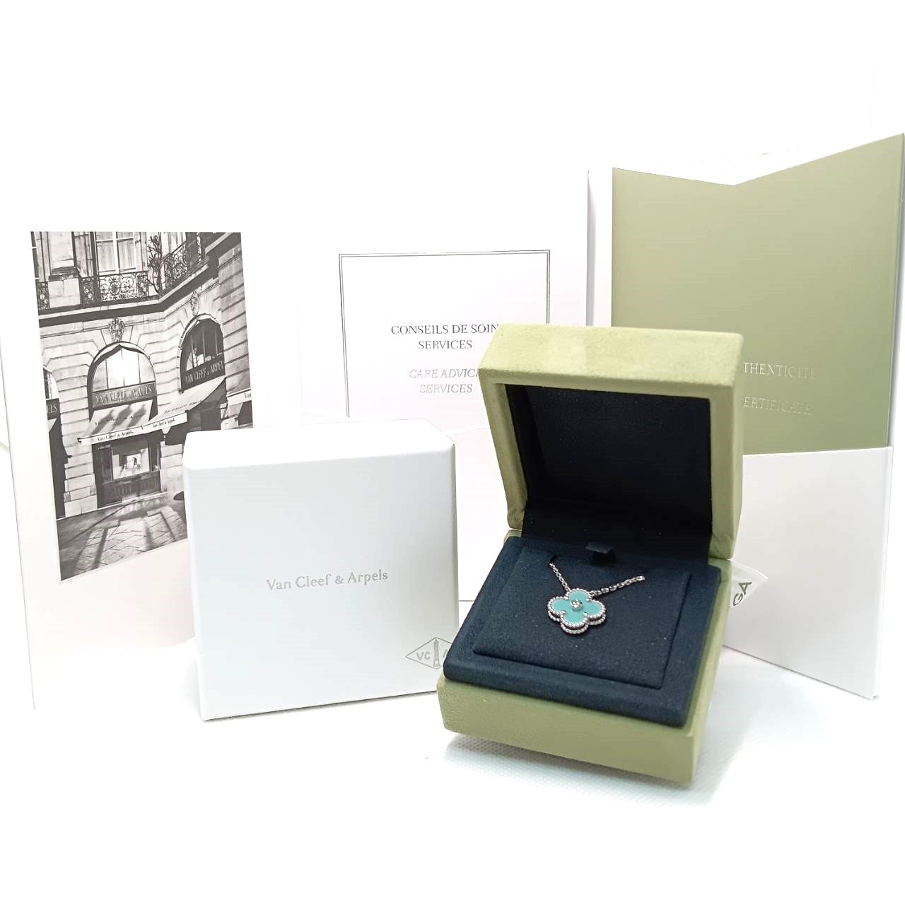 ヴァンクリーフ＆アーペル ヴィンテージアルハンブラ ブルー系