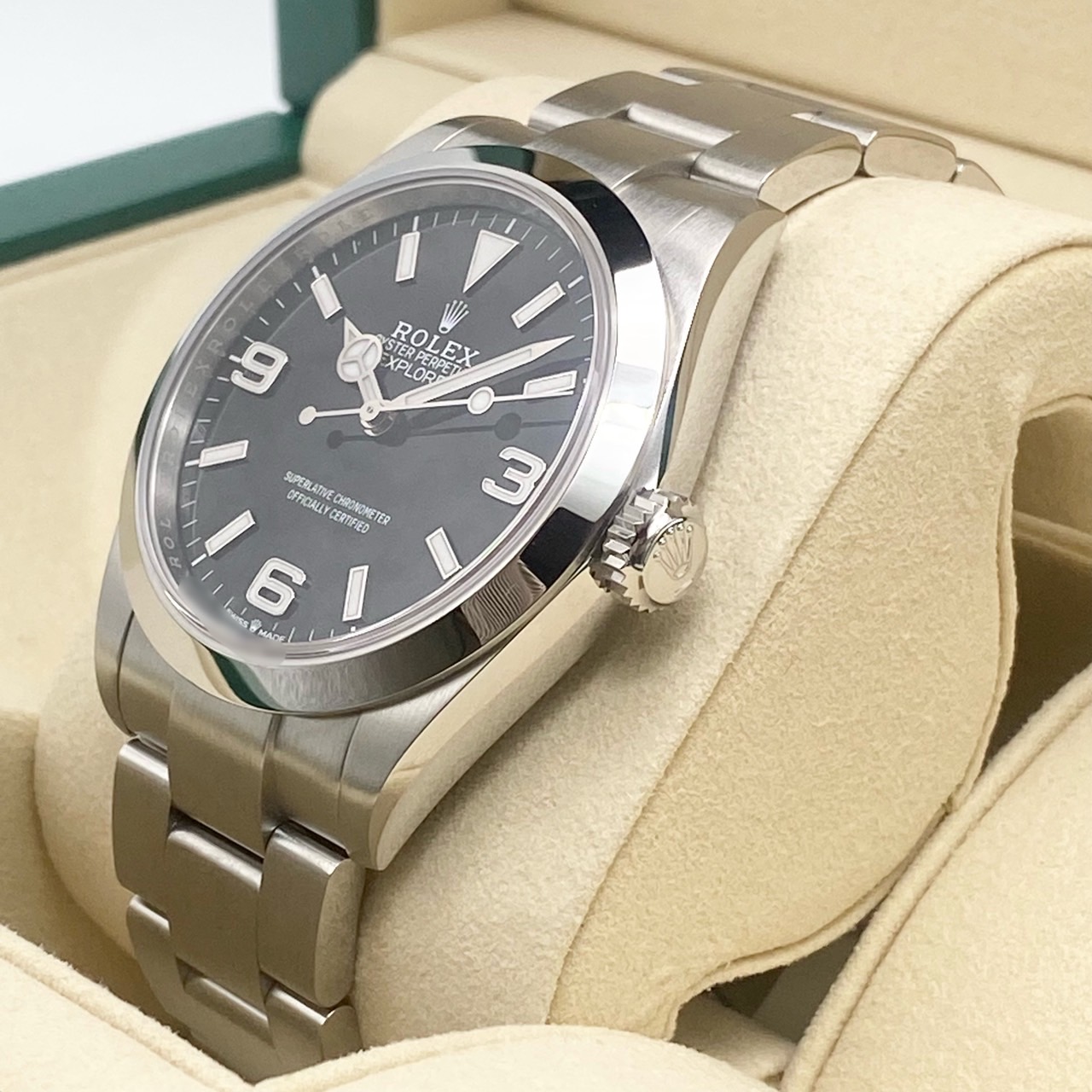 ロレックス エクスプローラー 224270 ブラック ステンレスチール オイスターブレス 40mm