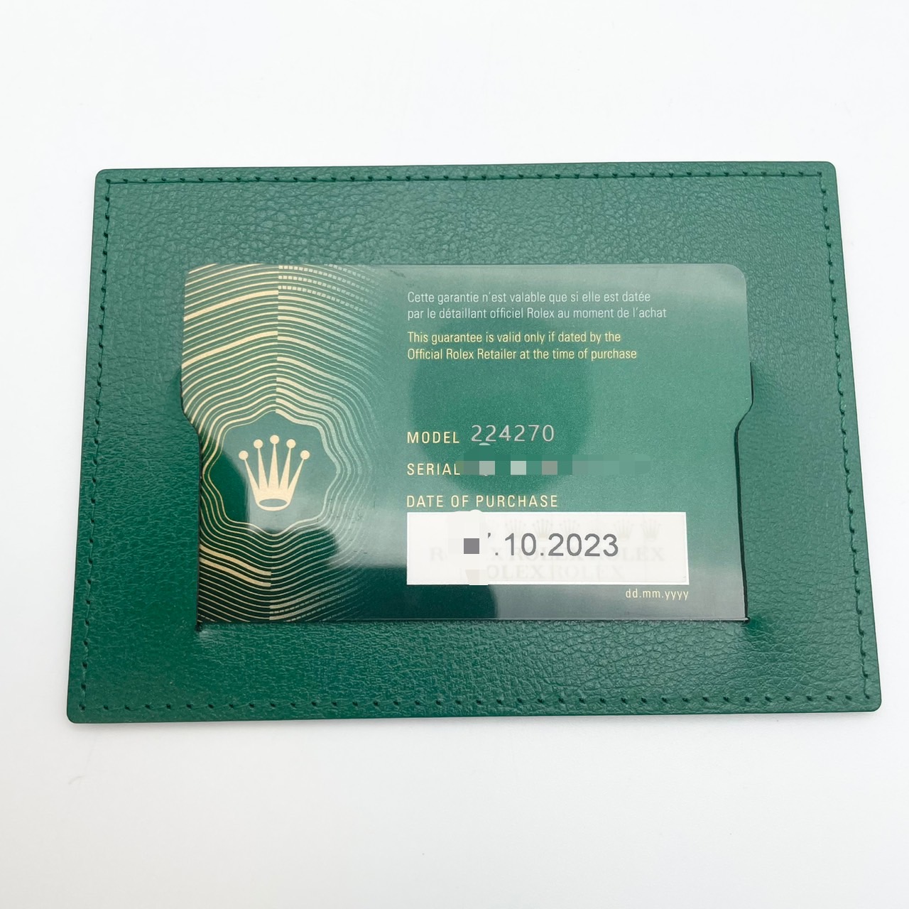 ロレックス エクスプローラー 224270 ブラック ステンレススチール 40mm