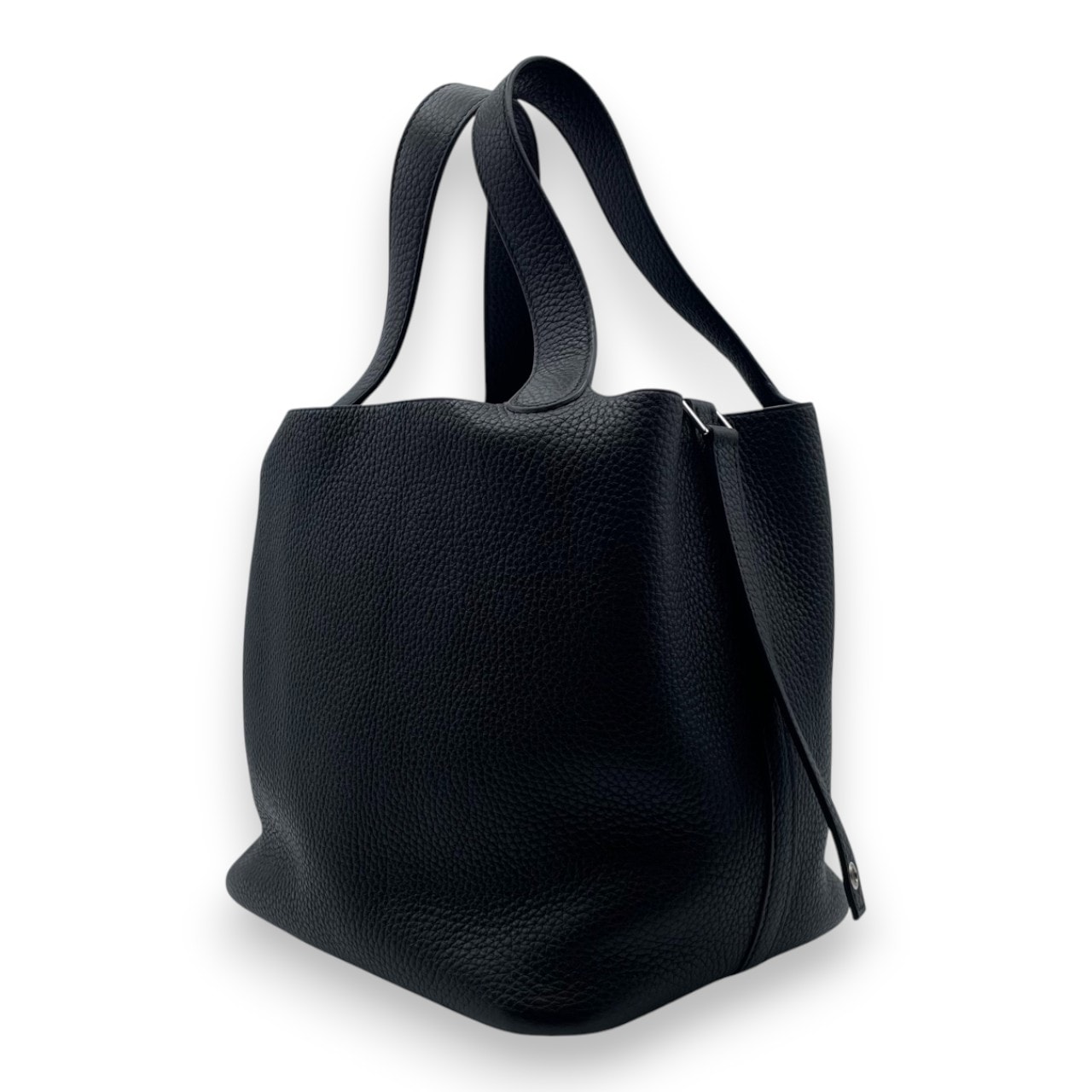 【新品未使用】エルメス ピコタンロック MM ノワール シルバー金具 K刻印 エルメス ピコタンロック MM ノワール トゴ シルバー金具 W刻印