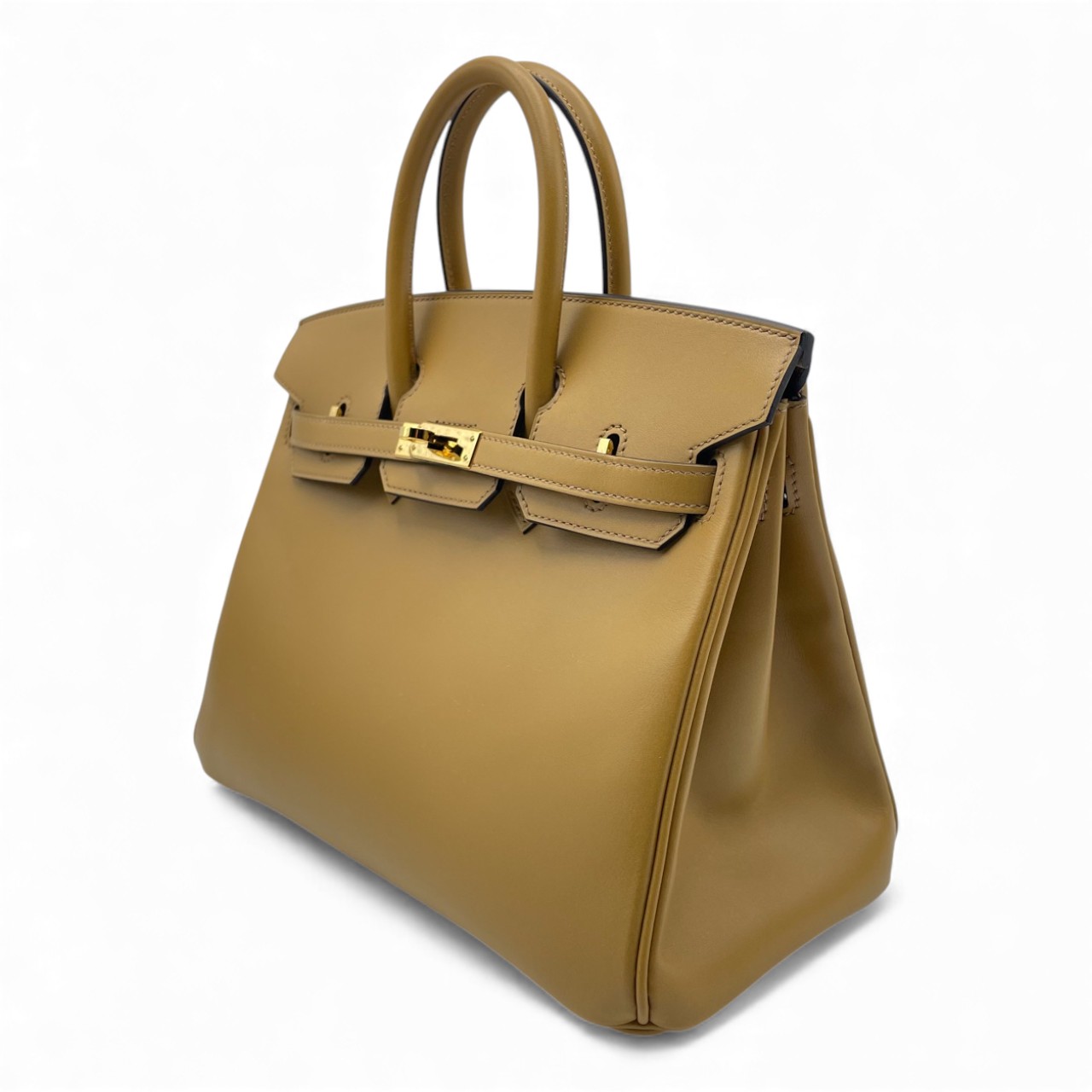 エルメス バーキン ヴェルソ 25 ビスキュイ/プシエール タデラクト ゴールド金具 B刻印