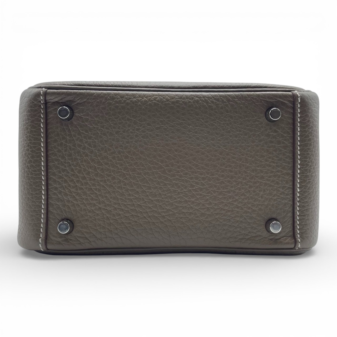 エルメス リンディミニ 20 エトゥープ トリヨンクレマンス シルバー金具 W刻印