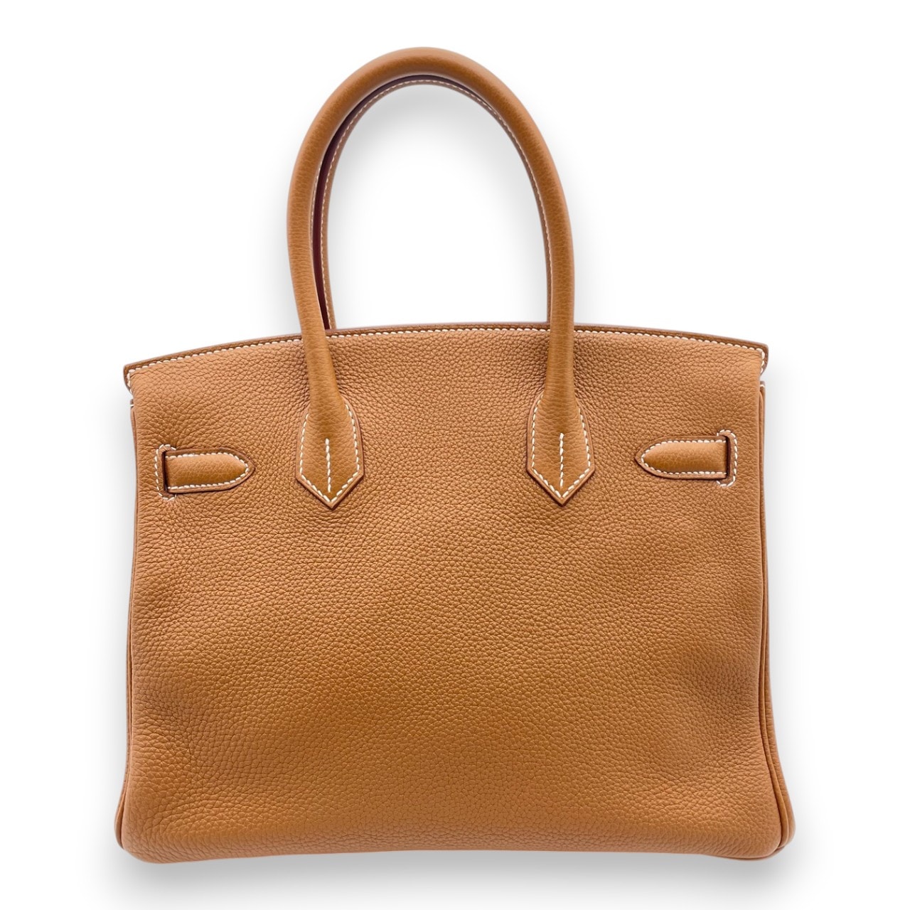 エルメス バーキン 30 ゴールド トゴ シルバー金具 B刻印