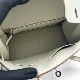 【サンタ♪価格】エルメス バーキン 25 マッシュルーム トゴ シルバー金具 W刻印