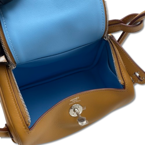 エルメス リンディ ミニ セサミ/セレクテ スイフト シルバー金具 B刻印