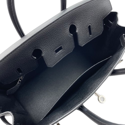 エルメス バーキン 25 ノワール トゴ シルバー金具 Z刻印