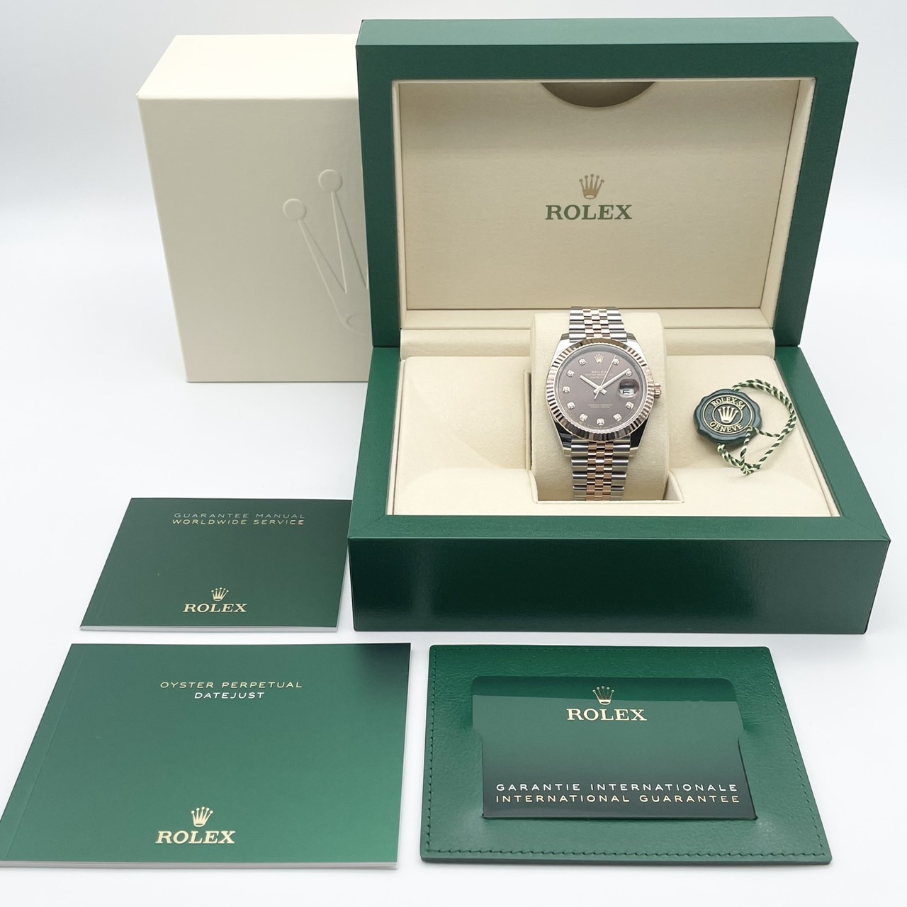 ロレックス デイトジャスト 126331 チョコレート ジュビリーブレス 41mm