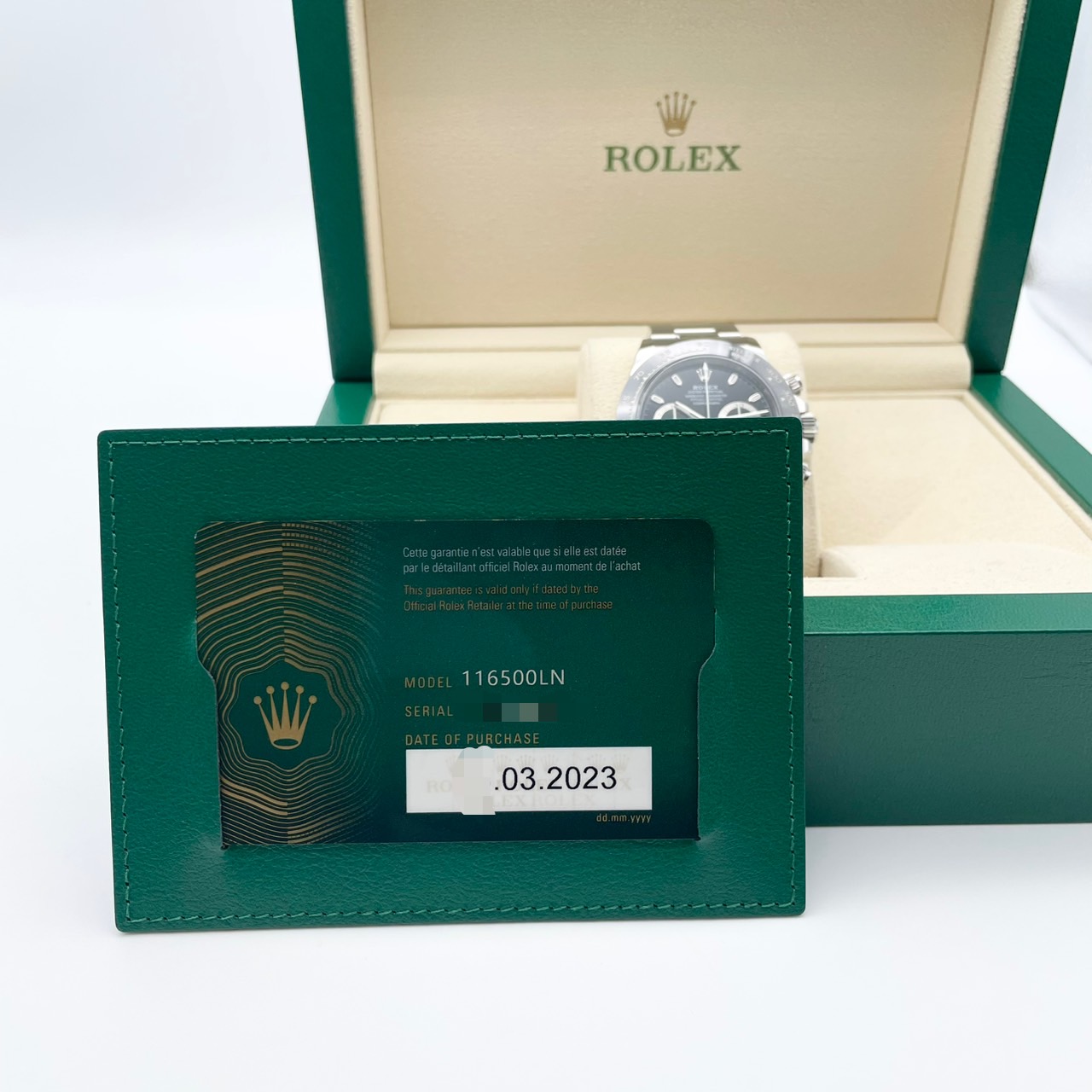 ロレックス デイトナ 116500LN ブラック オイスターブレスレット 40mm