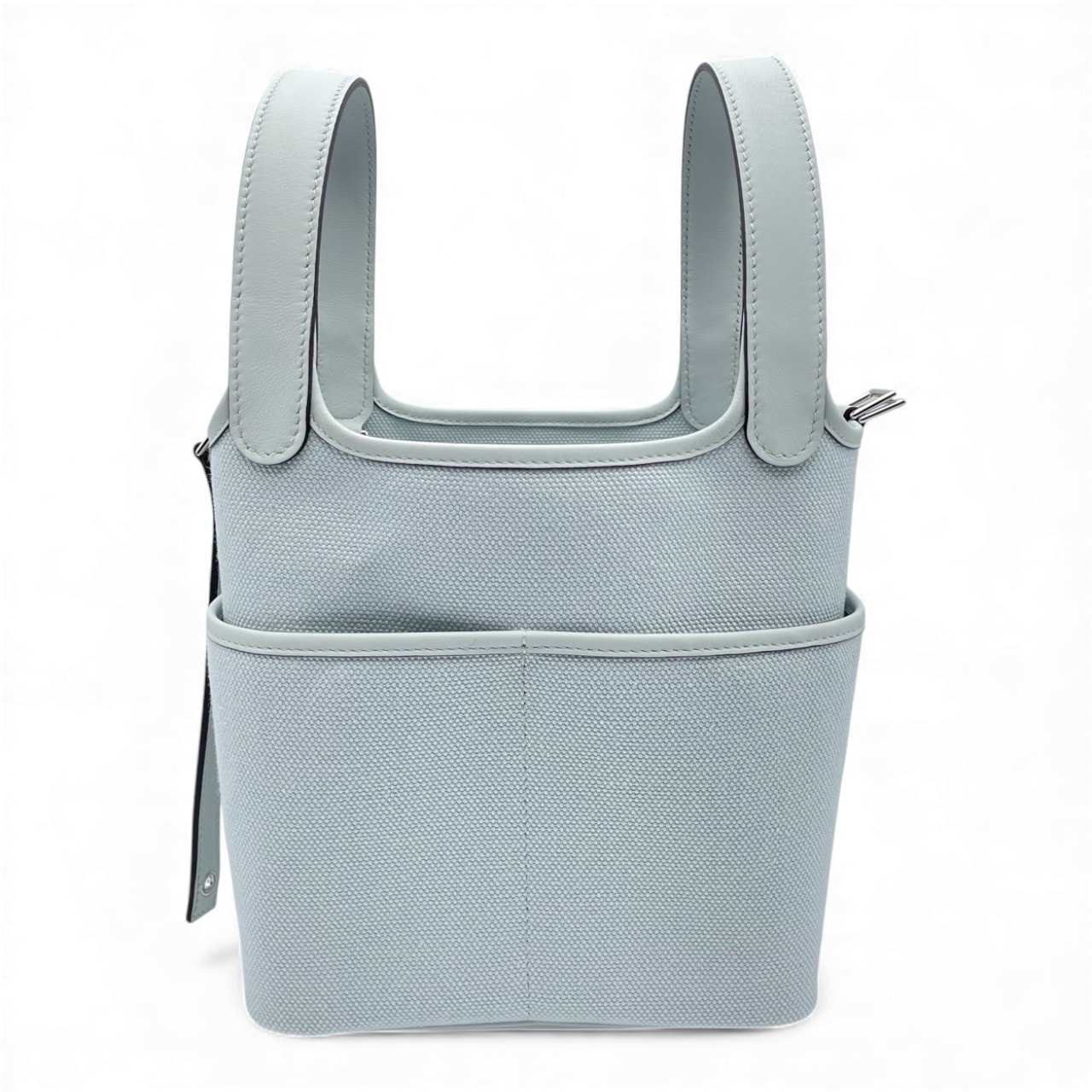 エルメス ピコタンロック カーゴ PM グリプラチナ トワルゴエラン