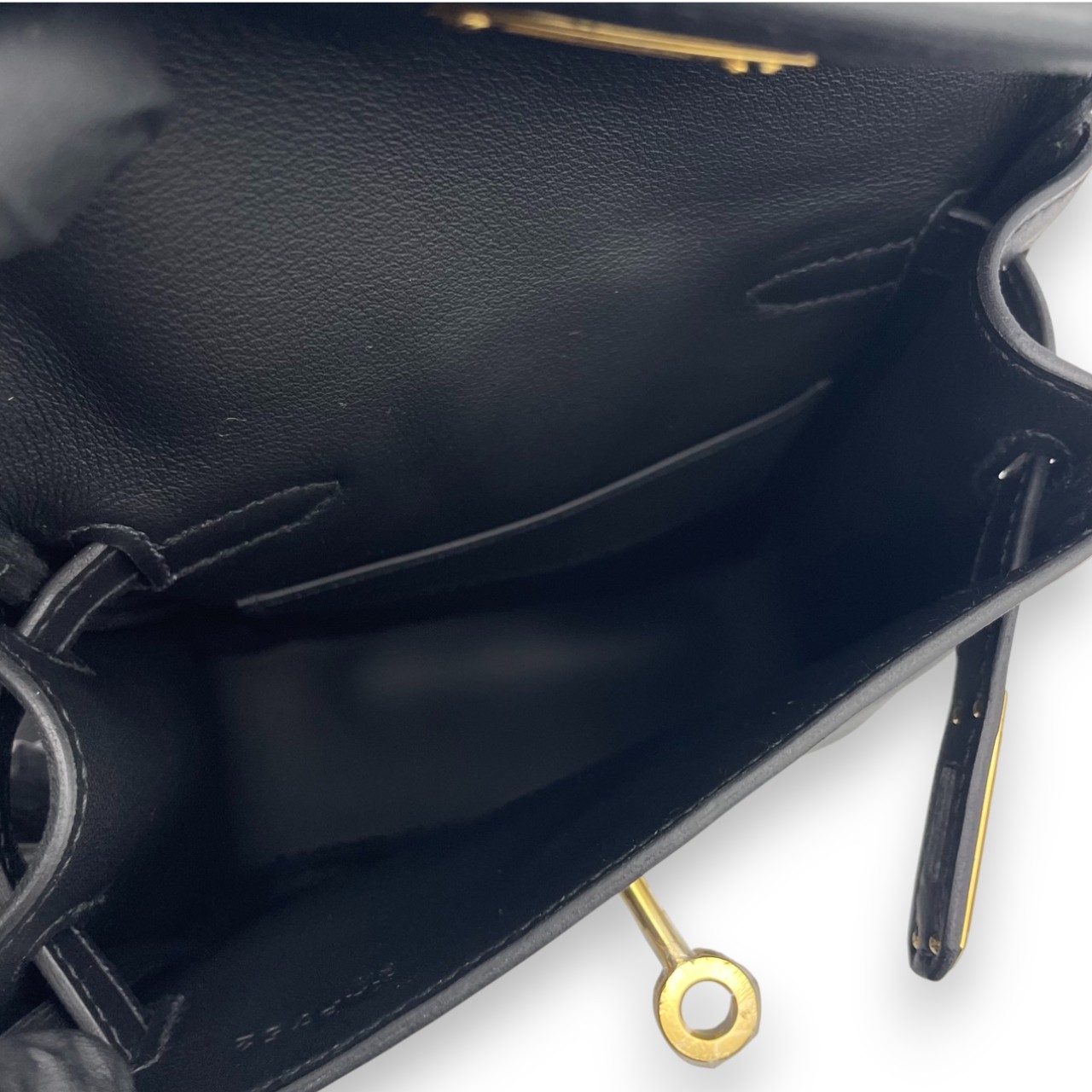 エルメス ケリージャンプ ノワール スイフト ゴールド金具 K刻印