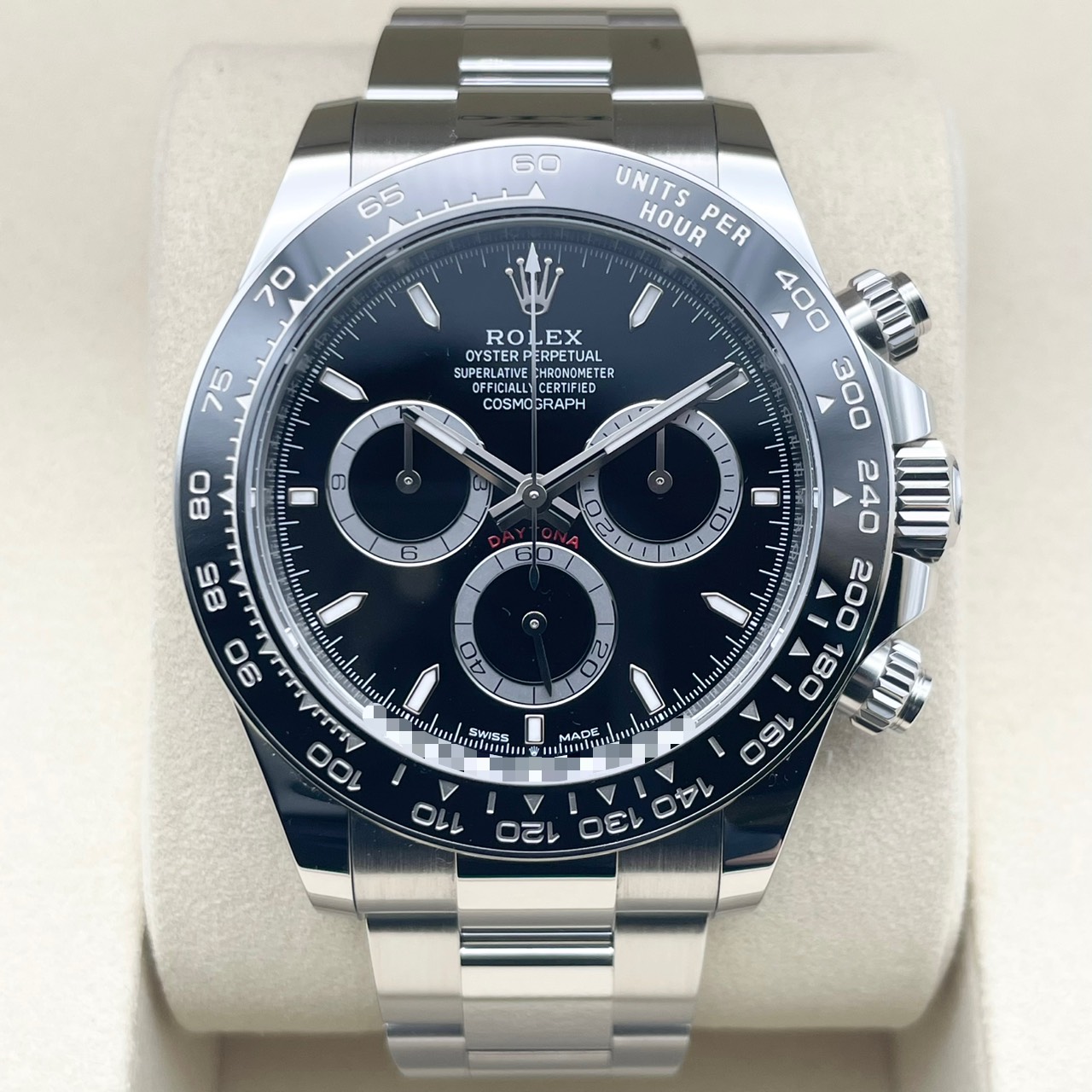 ロレックス デイトナ 126500LN ブラック ステンレススチール オイスターブレス 40mm