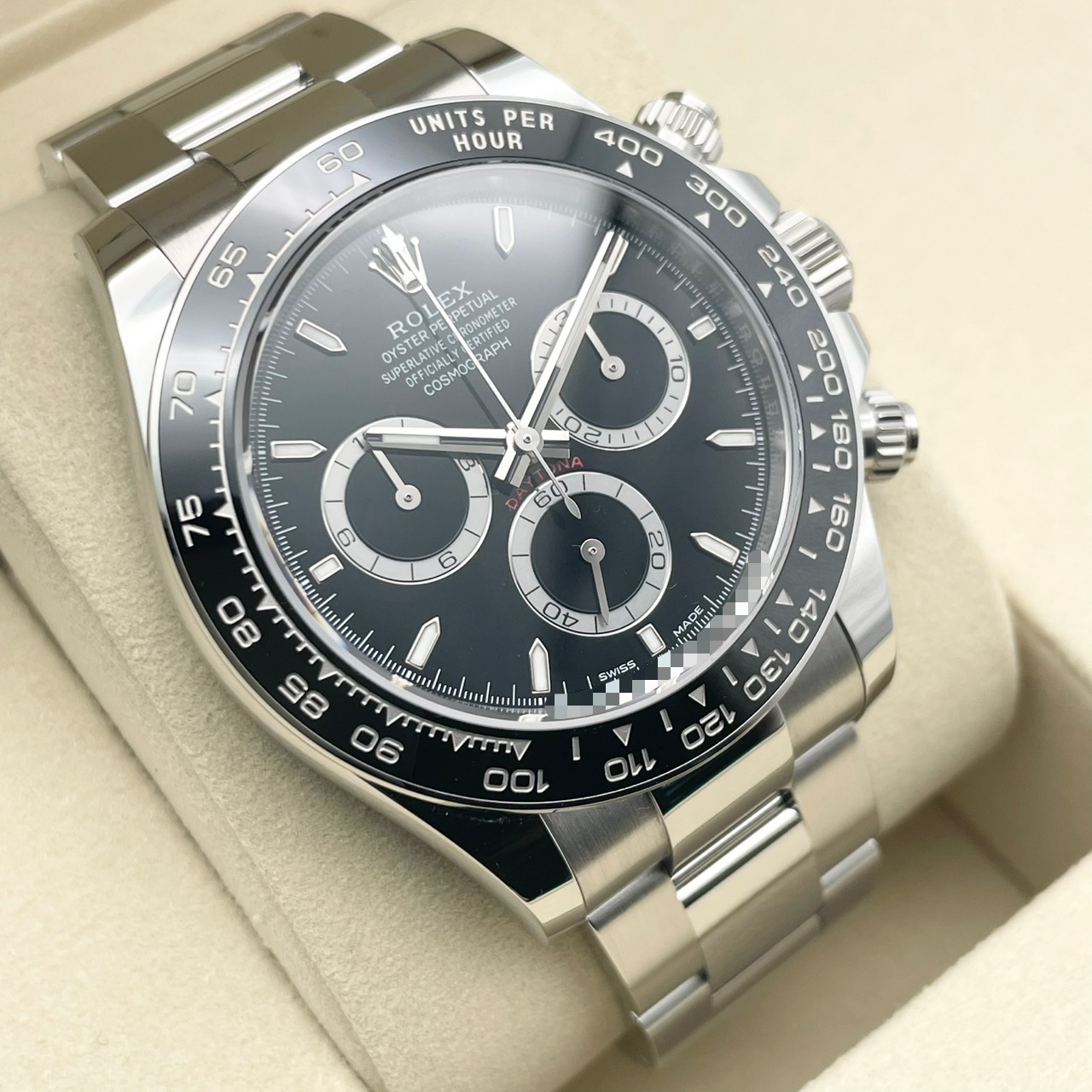 ロレックス デイトナ 126500LN ブラック ステンレススチール オイスターブレス 40mm