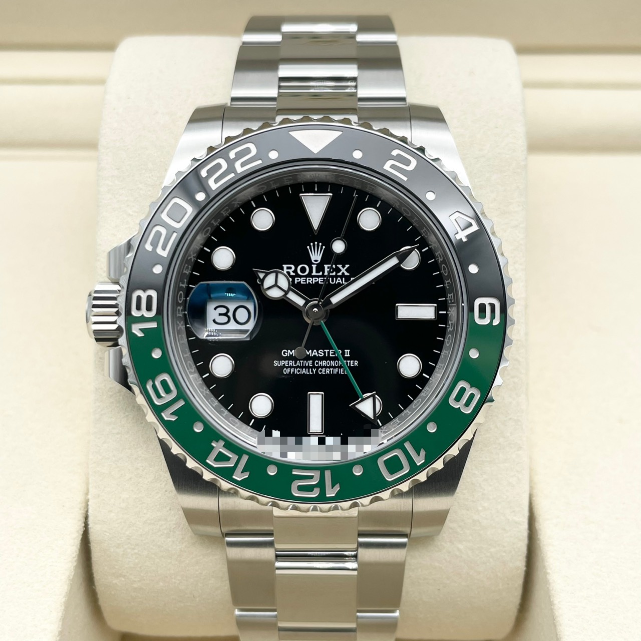 gmtマスター Ⅱ ROLEX 時計 ボックスと保証書付き 保証書日付2026年1月！！！】 ロレックス GMTマスターII 126720VTNR