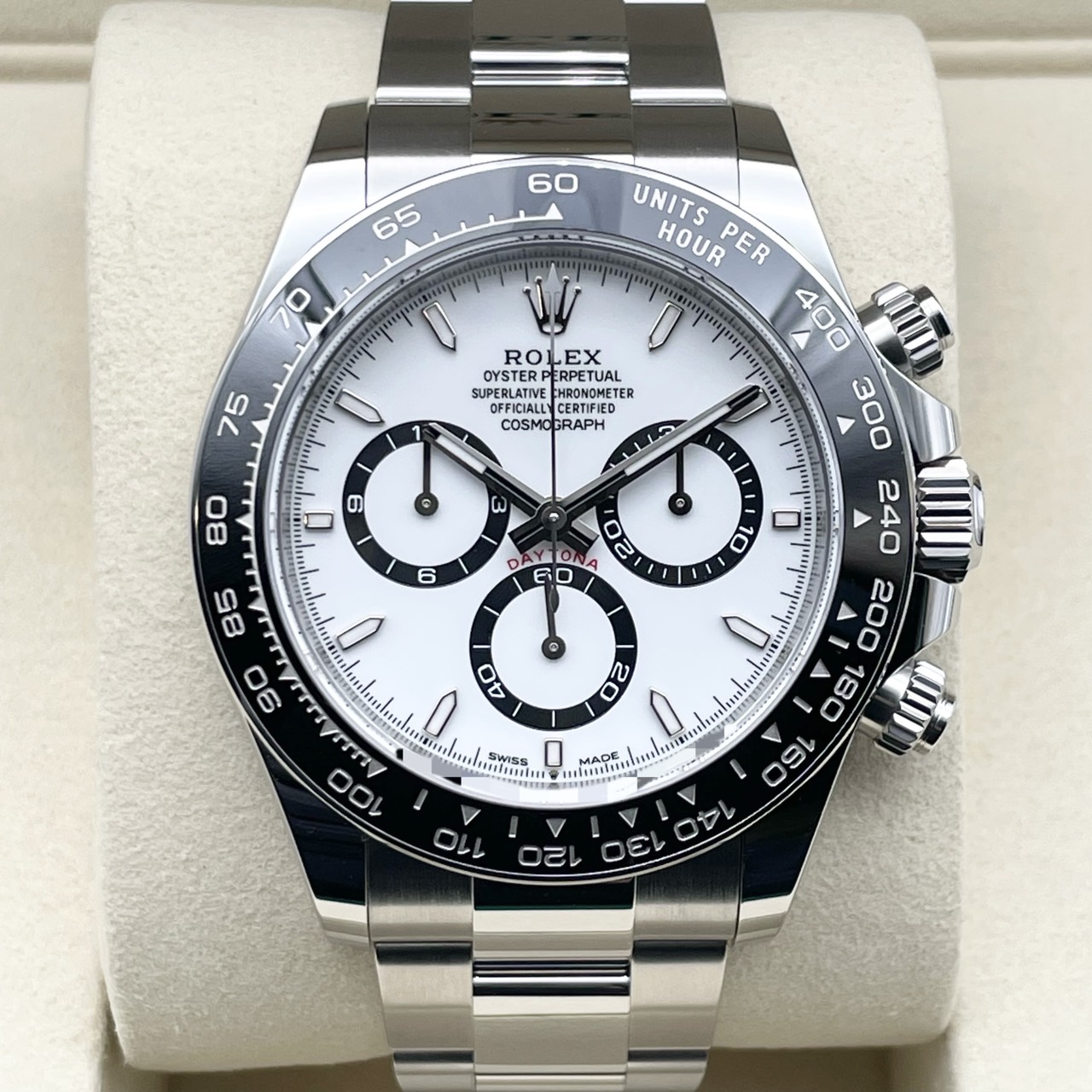 ロレックス デイトナ 126500LN ホワイト ステンレススチール 40mm