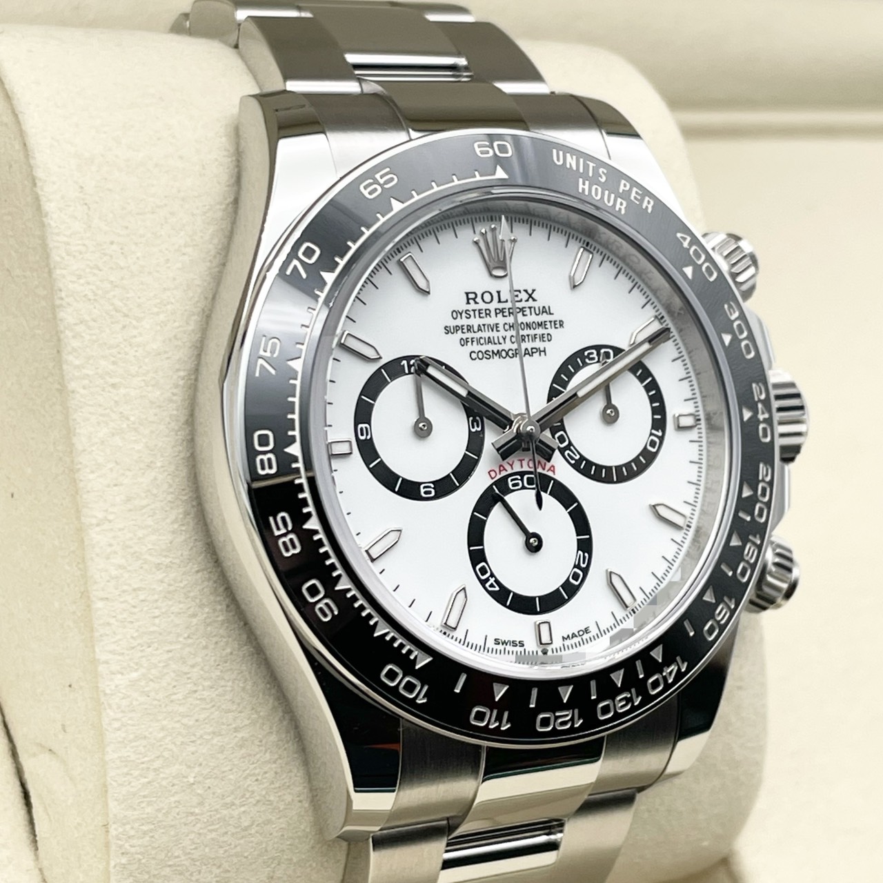 ロレックス デイトナ 126500LN ホワイト ステンレススチール 40mm