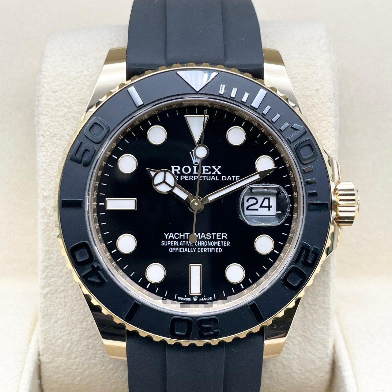 ロレックス ヨットマスター 226658 ブラック イエローゴールド 42mm