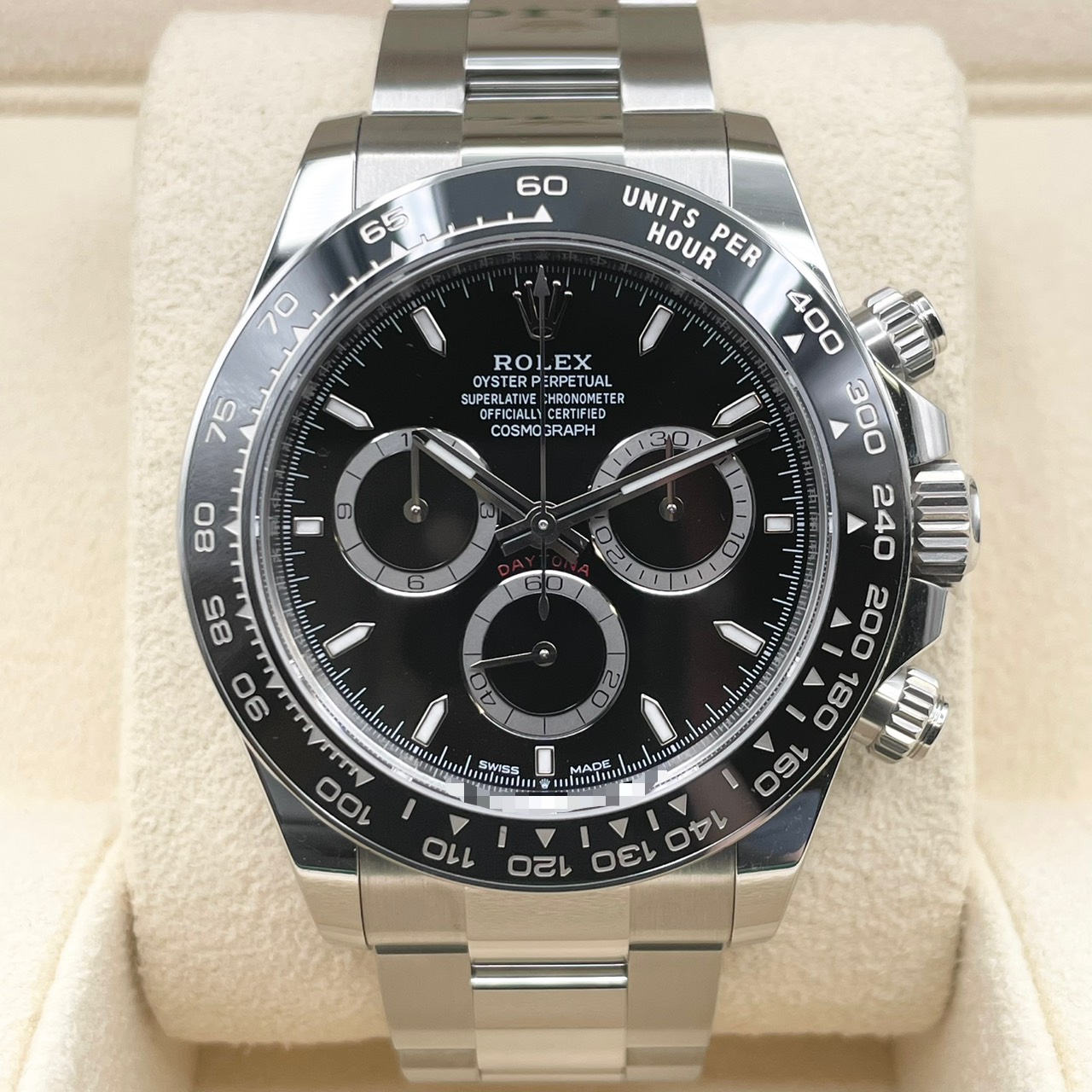 ロレックス デイトナ 126500LN ステンレススチール オイスターブレス ブラック 40mm