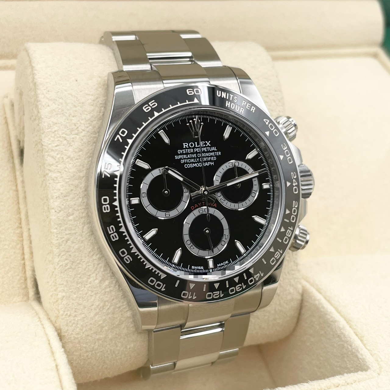 ロレックス デイトナ 126500LN ステンレススチール オイスターブレス ブラック 40mm