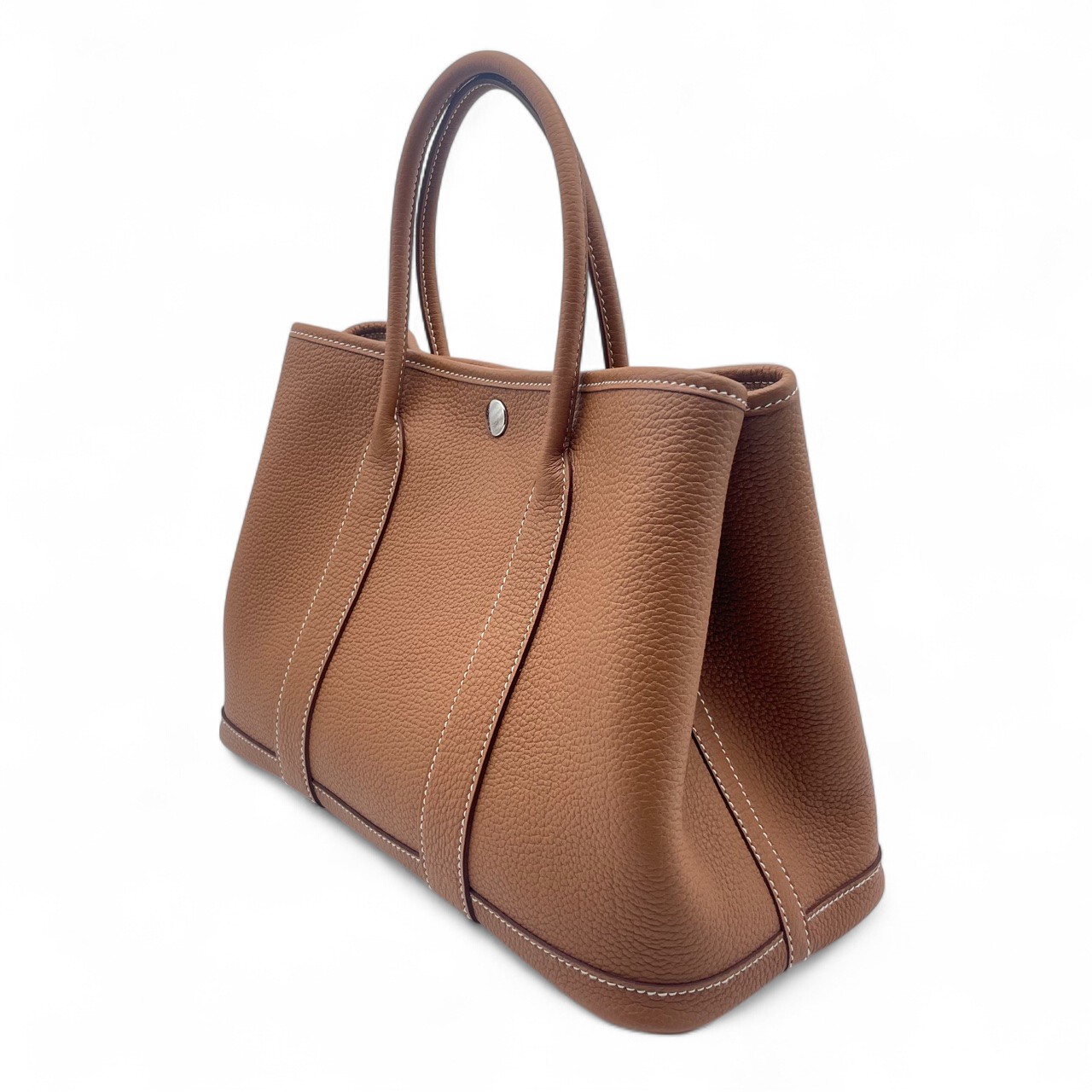 限定セール エルメス ガーデンパーティ TPM HERMES ネゴンダ 焦茶 エルメス ガーデンパーティ TPM ゴールド ネゴンダ シルバー金具 W刻印