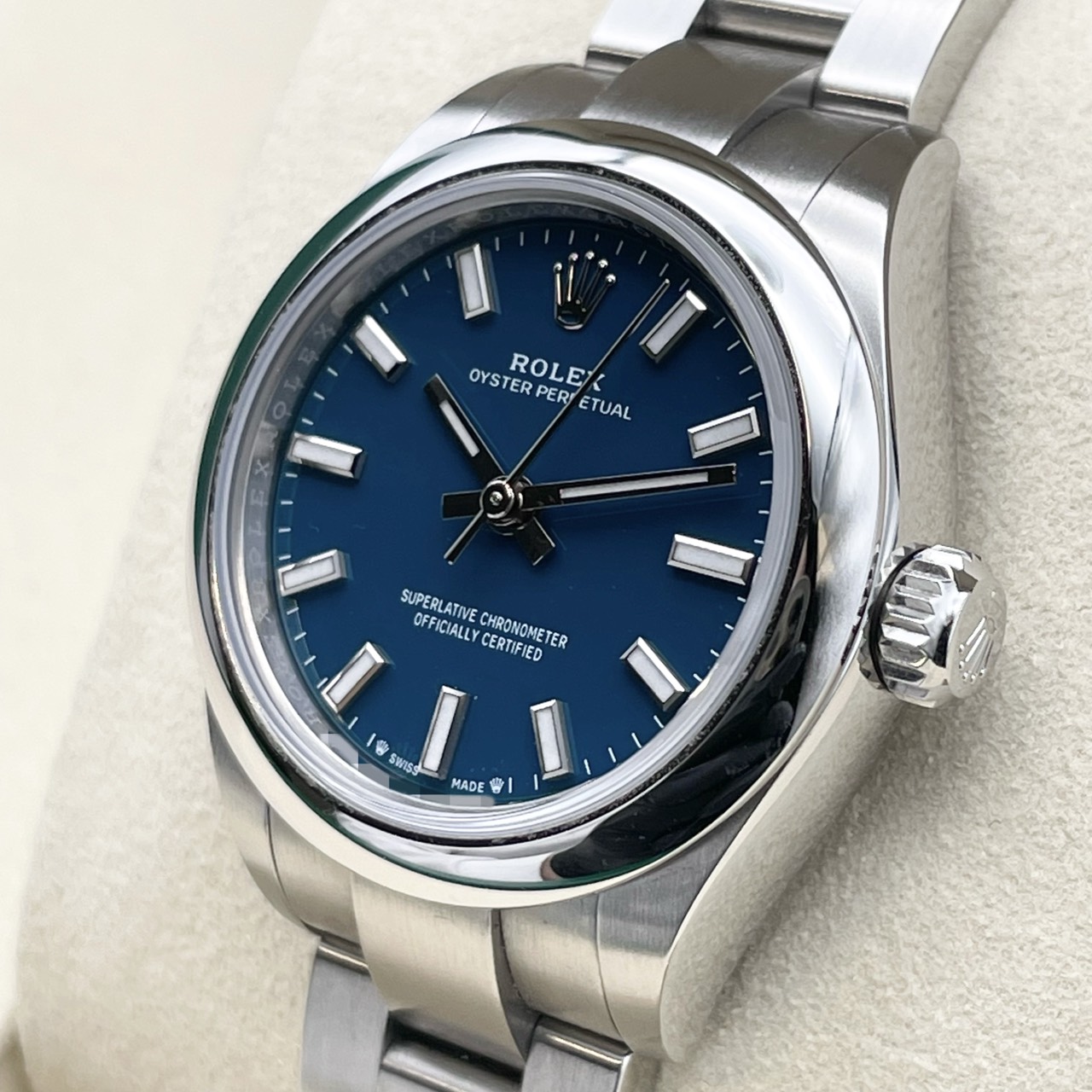 ロレックス オイスターパーペチュアル 276200 メッドブルー オイスターブレスレット 28mm