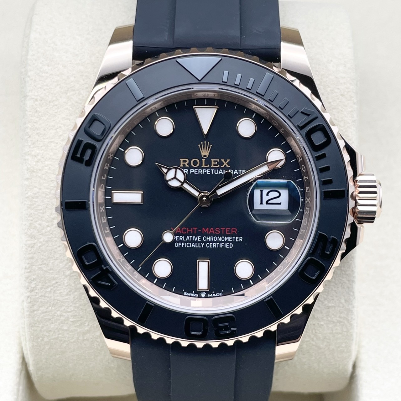 ロレックス ヨットマスター 126655 エバーローズゴールド ブラック 40mm