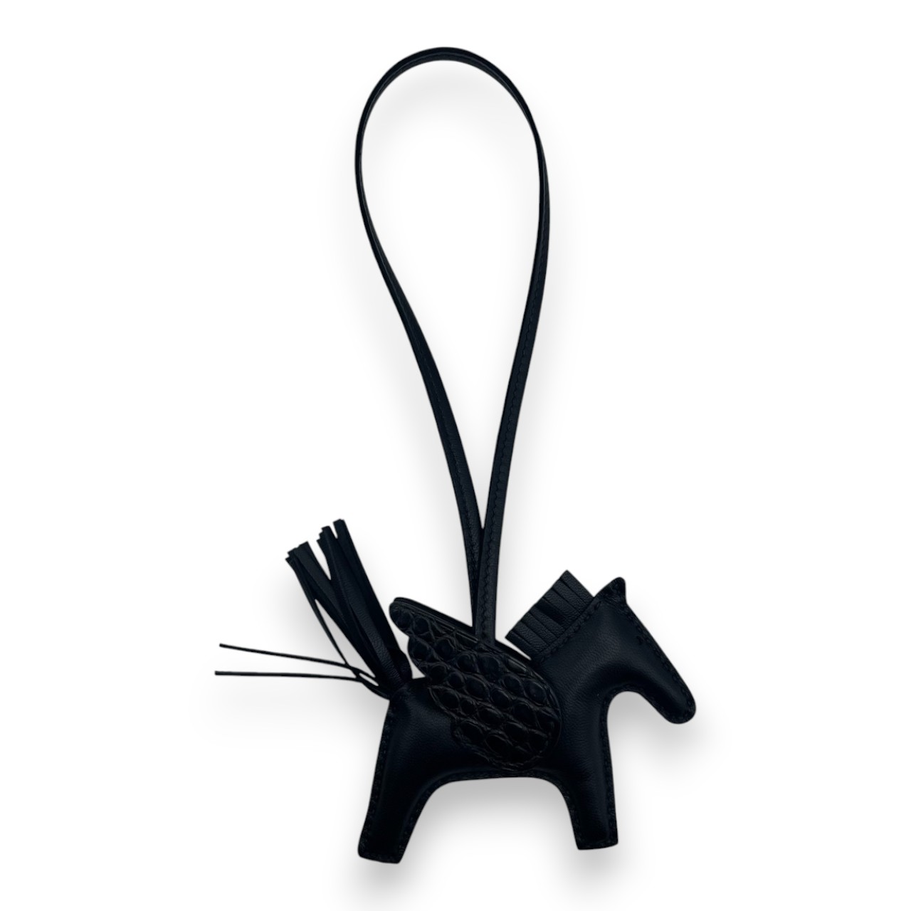 エルメス ペガサスチャーム タッチ PM ソーブラック アニョーミロ