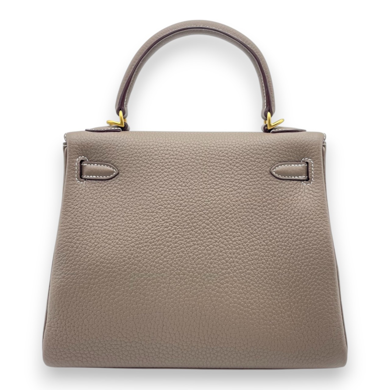 エルメス ケリー 25 エトゥープ トゴ マットゴールド金具 K刻印