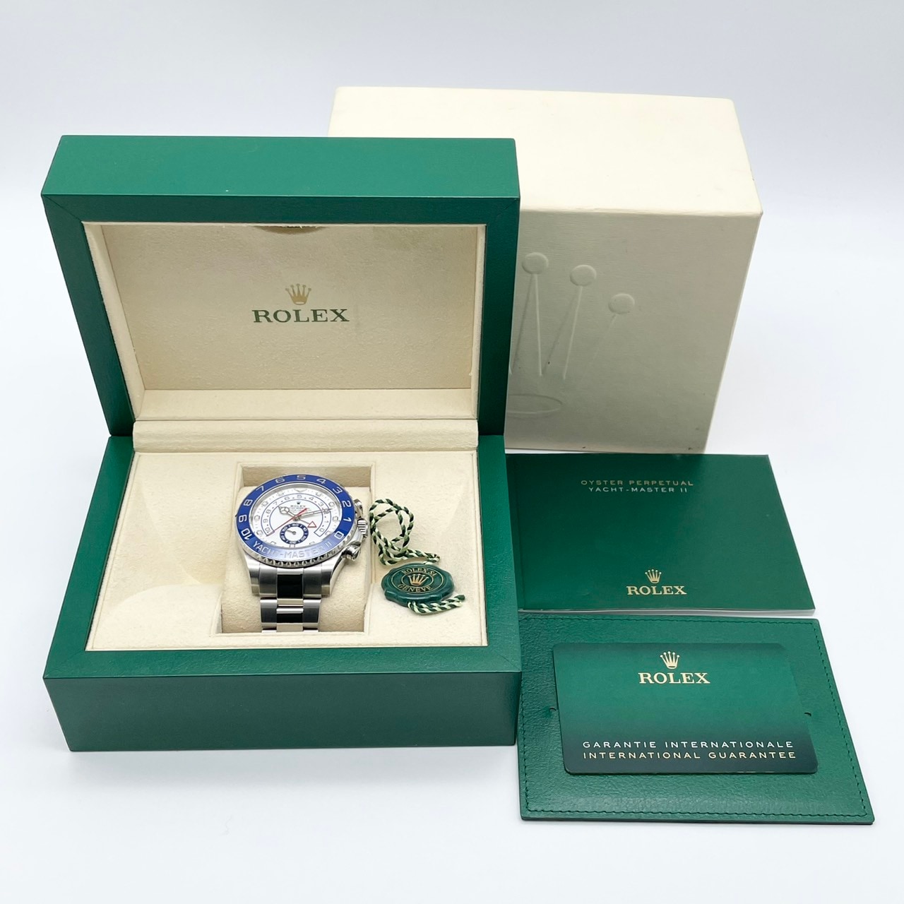 ロレックス ヨットマスター II 116680 ホワイト ステンレススチール 44ｍｍ
