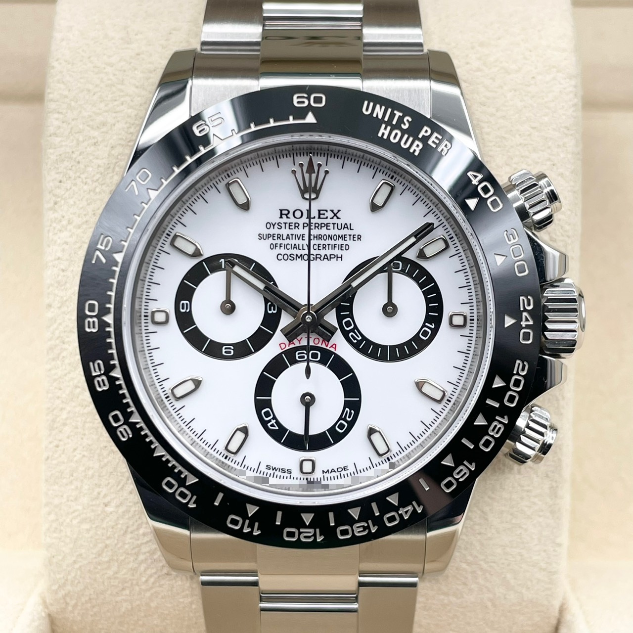 ロレックス デイトナ 116500LN ホワイト ステンレススチール 40mm